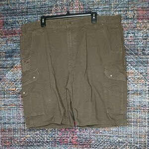 Carhartt mens solid brown ripstop relaxed cargo work shorts 44 b357 dfe EUC